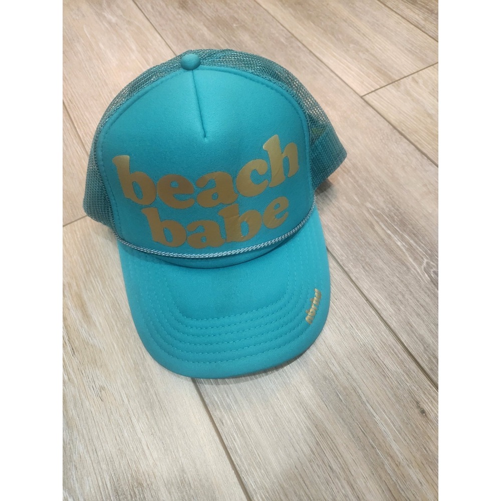 Neighborhood Laguna Teal 'Beach Babe' Trucker Hat. New without tags
